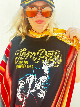 Tom Petty Salsa Serape Remix Poncho