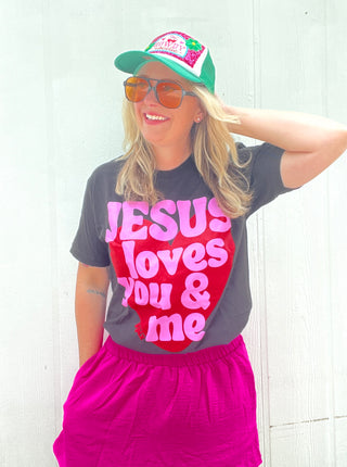 Jesus Loves You & Me Tee