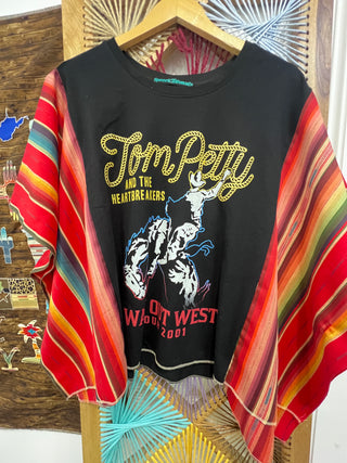 Tom Petty Salsa Serape Remix Poncho
