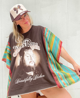 Jelly Roll Lago Serape Remix Poncho