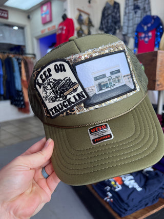 Keep On Truckin' Marfa Layered Trucker Hat