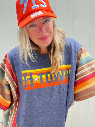 HTown Sol Serape Poncho