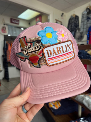 Texas Darlin' Layered Trucker Hat