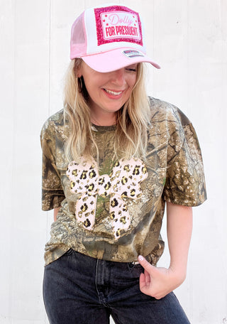 Wild Leopard Real Tree Camo Tee