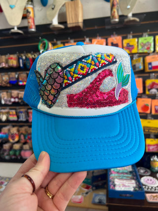 Surf’s Up Layered Trucker Hat