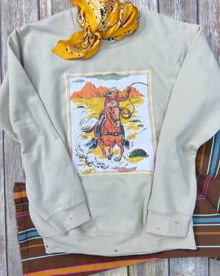*True Treasure* Desert Cowboy Pullover
