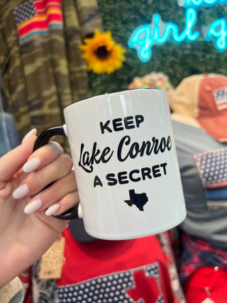 Keep Lake Conroe a Secret Mug