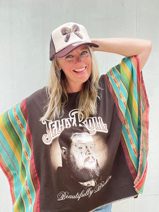 Jelly Roll Lago Serape Remix Poncho