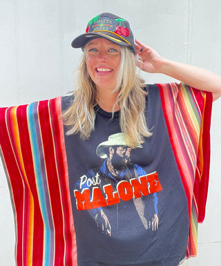 Posty Salsa Serape Remix Poncho