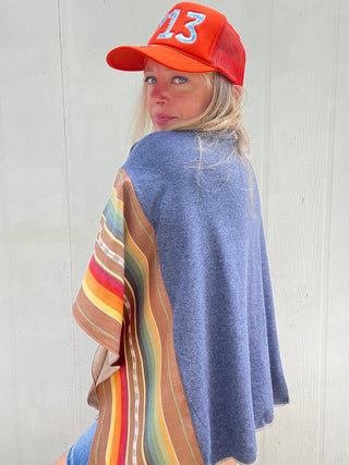 HTown Sol Serape Poncho