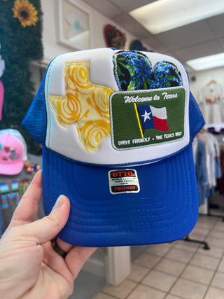 Welcome to Texas Layered Trucker Hat [Royal]