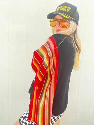 Tom Petty Salsa Serape Remix Poncho