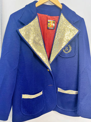 *True Treasure* Upcycled Nautical Blazer