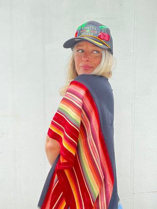 Posty Salsa Serape Remix Poncho