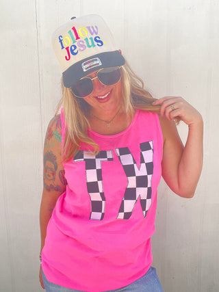 Checkered State Bro Tank