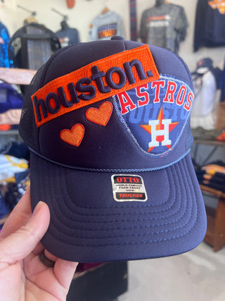 Hearts Houston Layered Trucker Hat