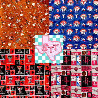 Sweet Game Day Print Fabric by The Yard