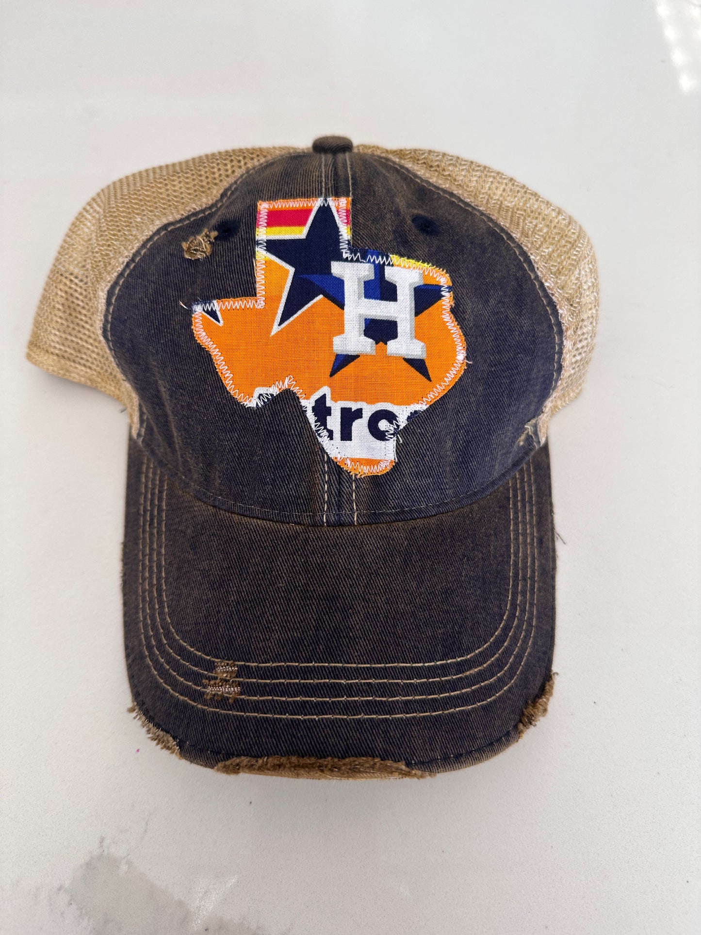 Htown Throwback Dirty Trucker Hat