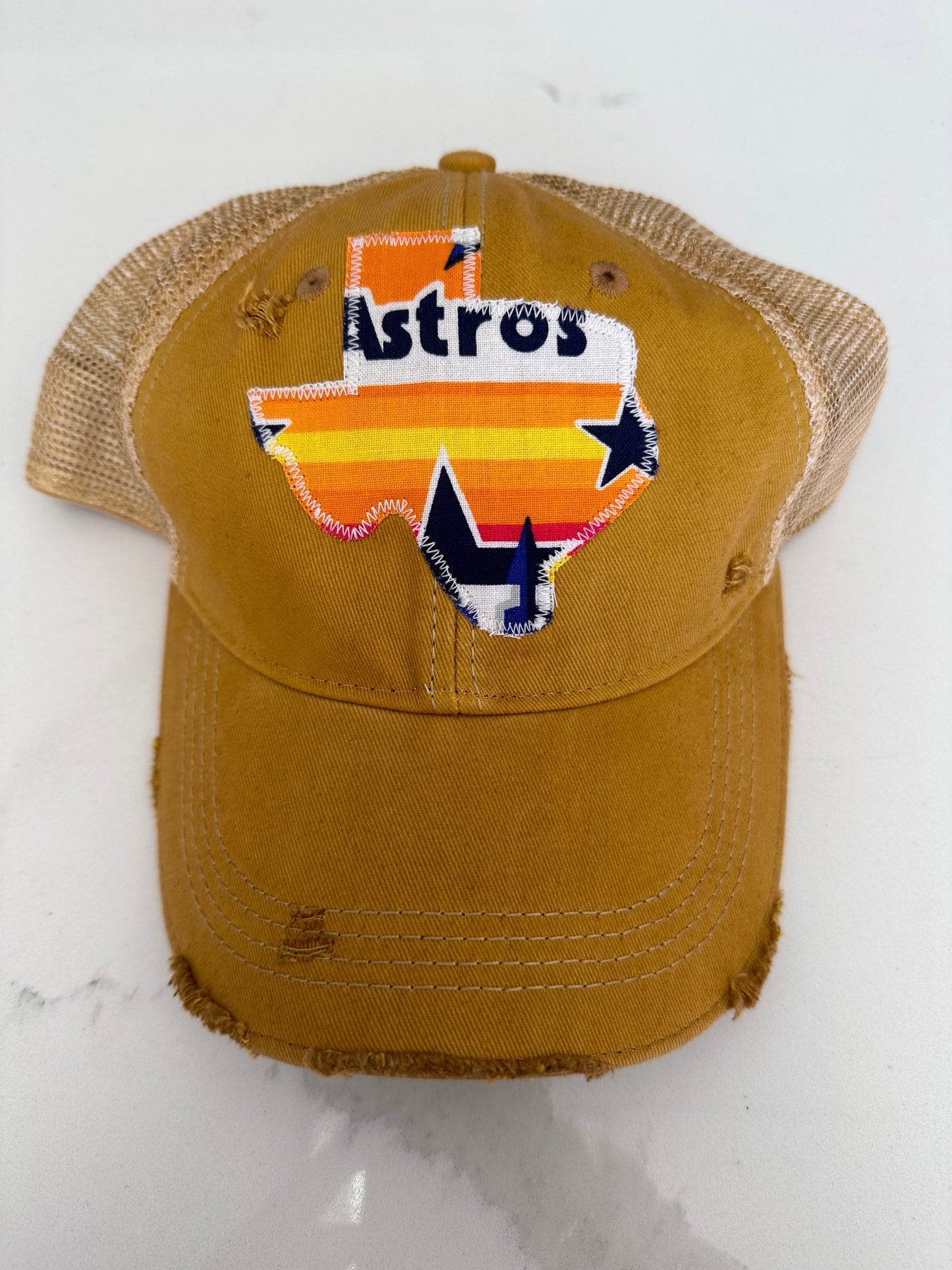 Htown Throwback Dirty Trucker Hat