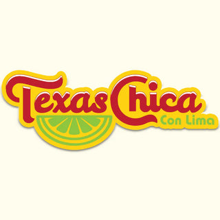 Texas Chica Con Lima Sticker