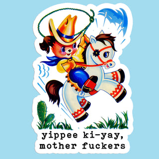 Yippee Ki-yay Naughty Stickers