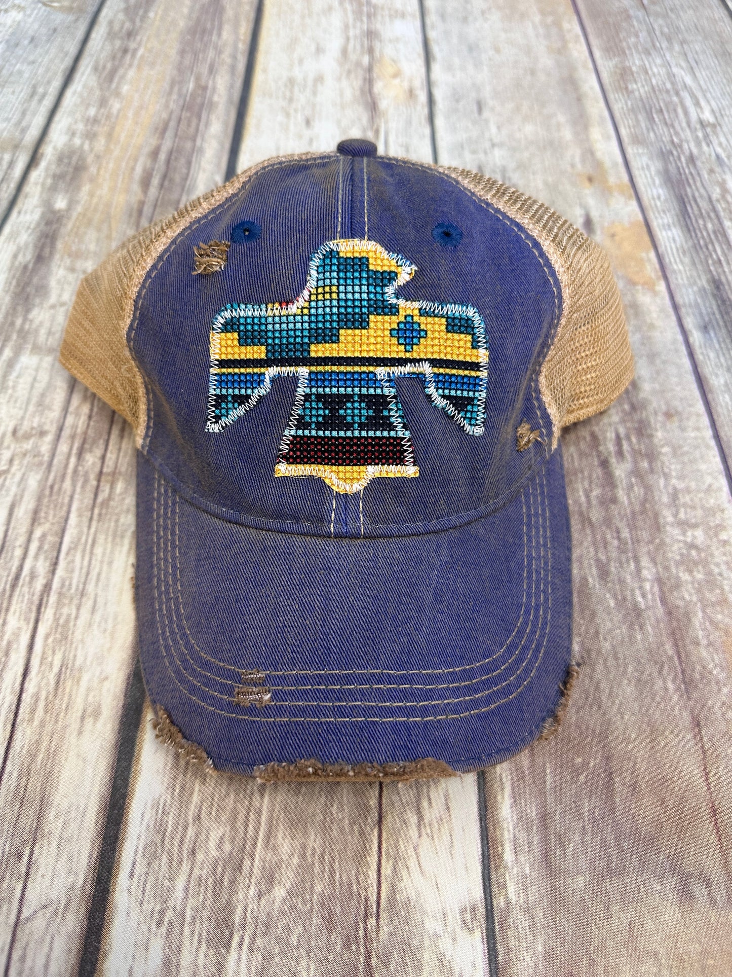 Bow & Arrow Yellow Dirty Trucker Hat