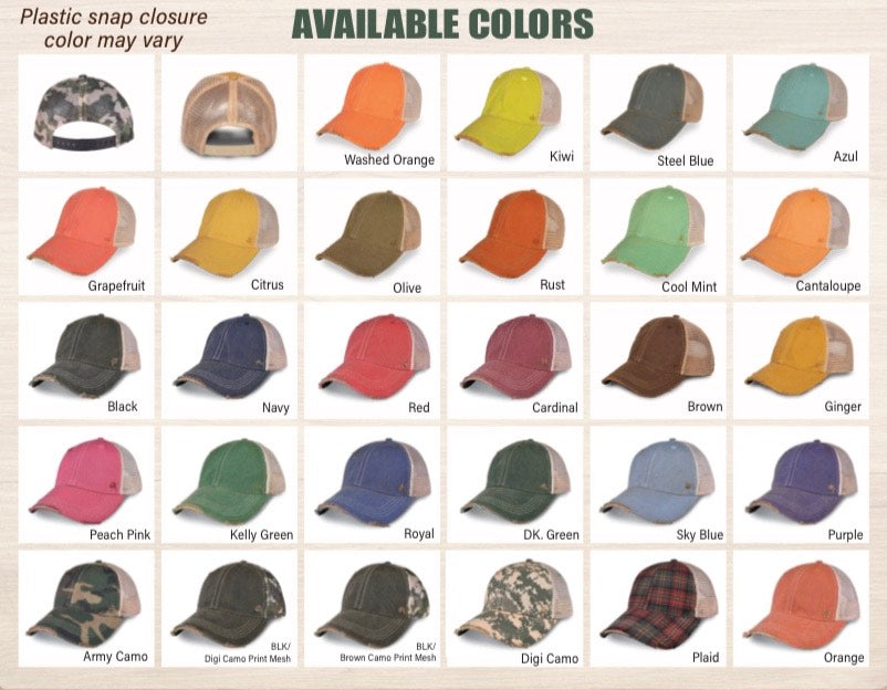 Football Dirty Trucker Hat