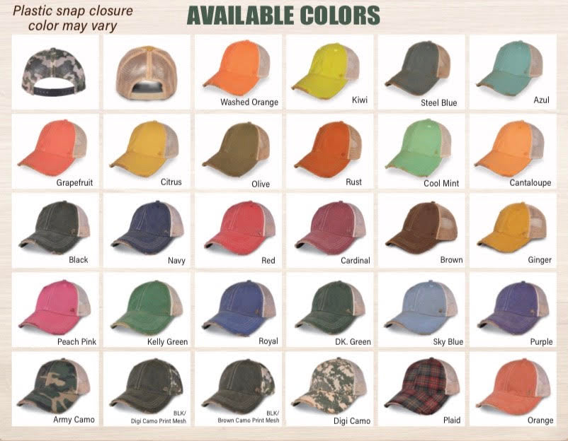 Lake Babe Dirty Trucker Hat