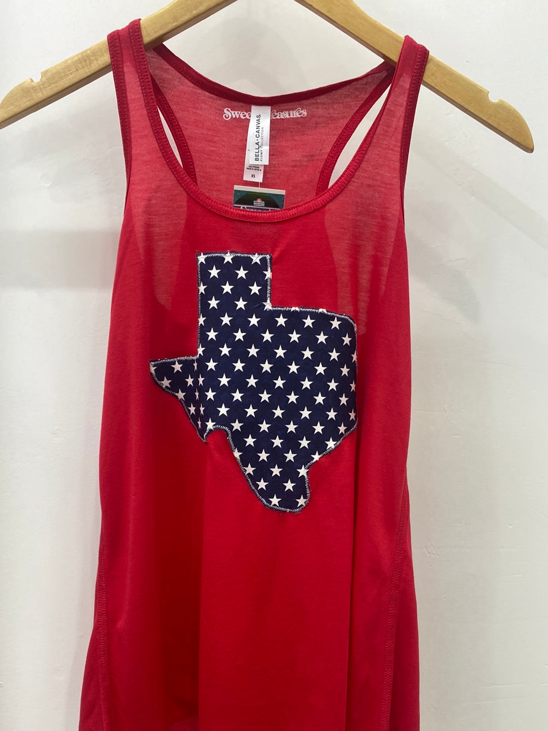 Stars At Night Texas Racerback Tank