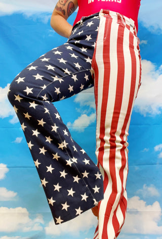Last Call Stars & Stripes Forever Flare Jeans