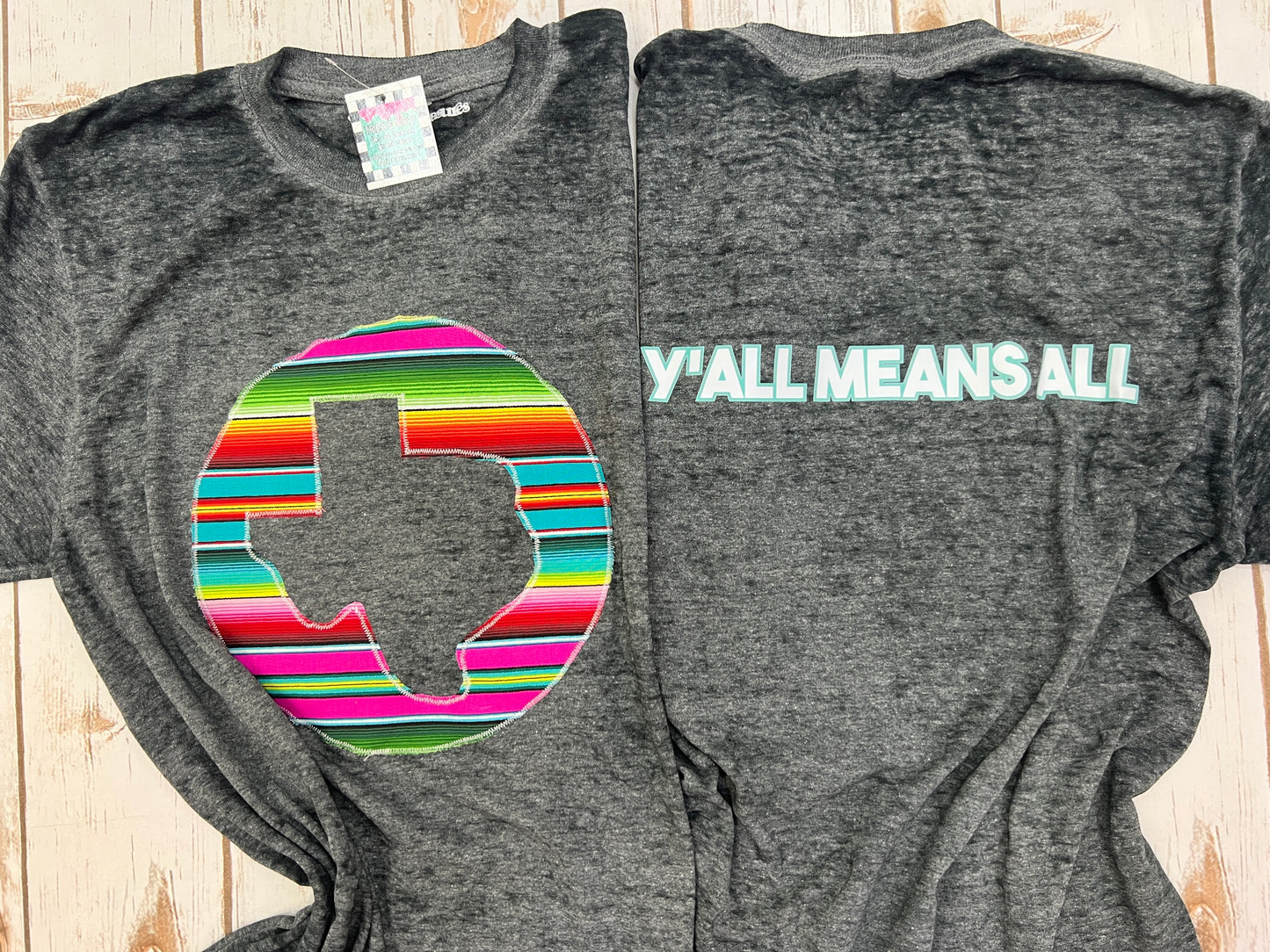 Y'all Means All Rita Serape Tee