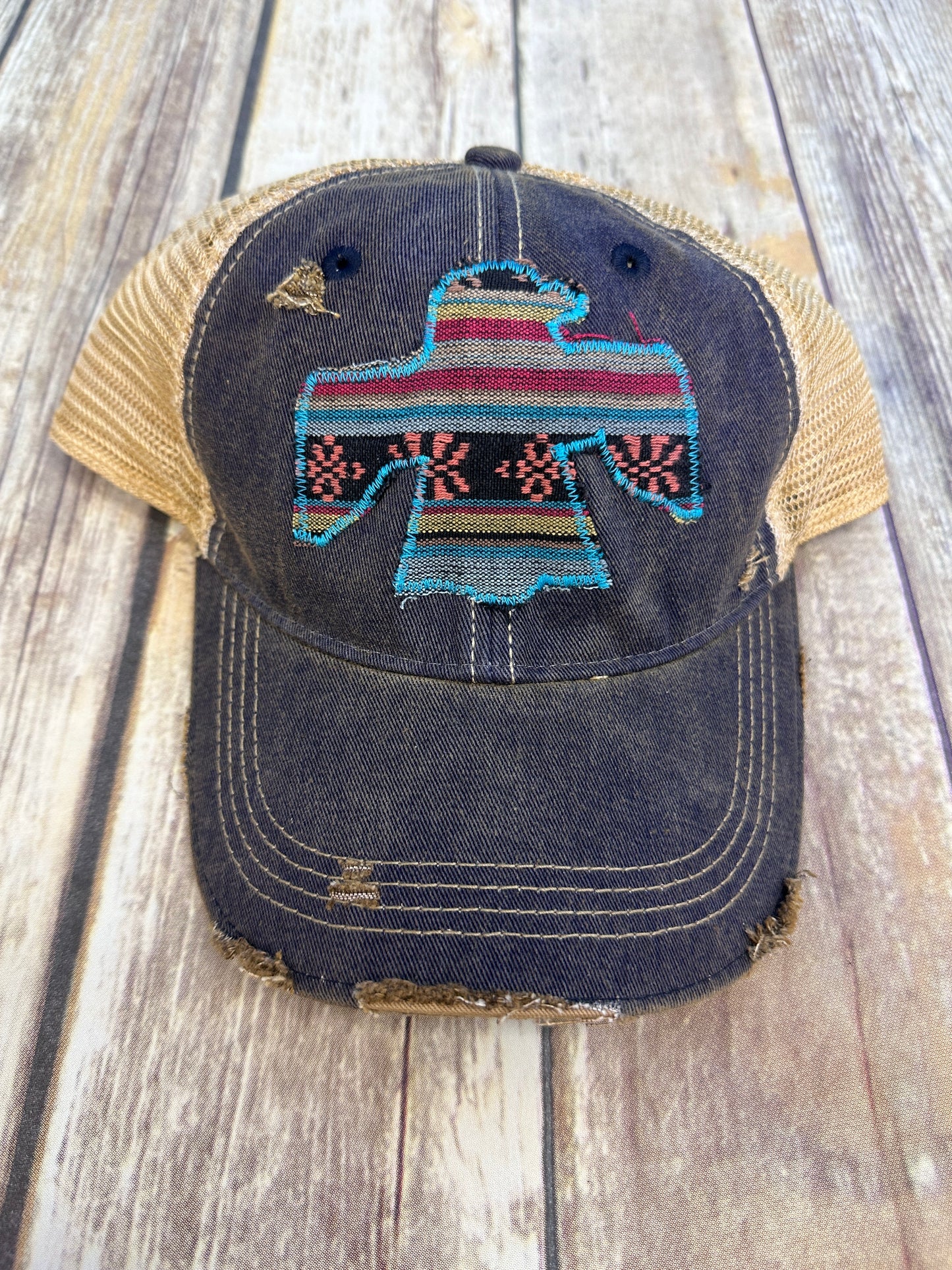 Nopal Serape Dirty Trucker Hat