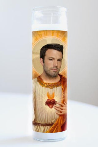 Last Call Ben Affleck Celebrity Saint Candle