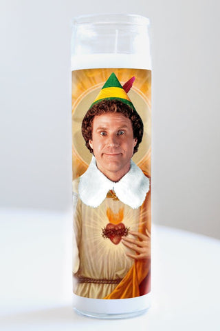 Buddy The Elf Celebrity Saint Candle