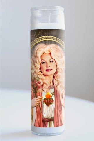 Dolly Parton Ring Celebrity Saint Candle