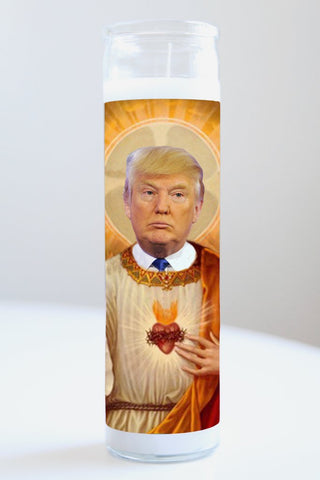 Donald Trump Celebrity Saint Candle