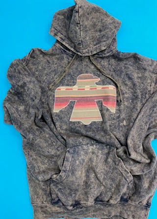 Mojave Brown Acid Wash Premium Hoodie