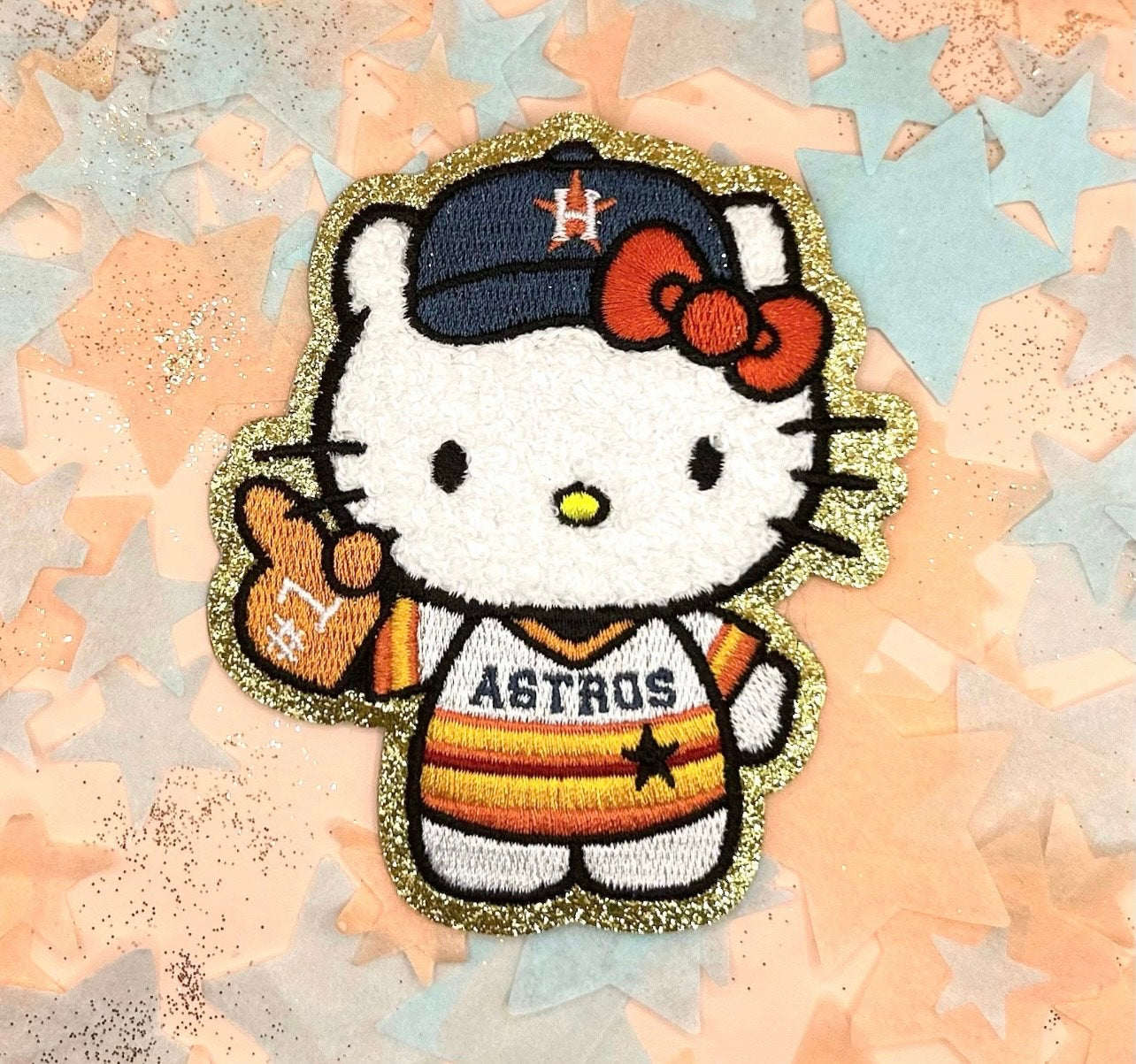 Chenille Hello Htown Patch