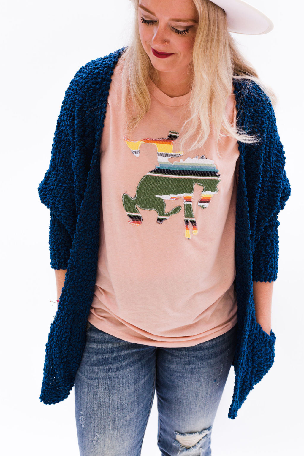 Salsa Verde Serape Crew Tee