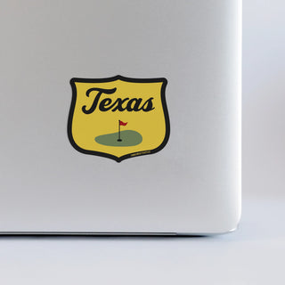 Texas Golf Sticker