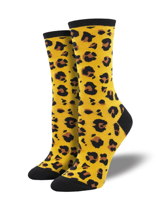 Last Call Gold Leopard Women's Socks