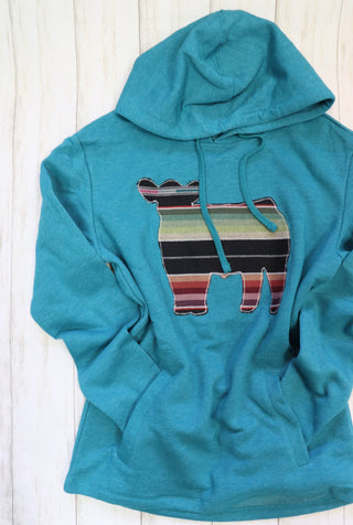 Noche Serape Hoodie