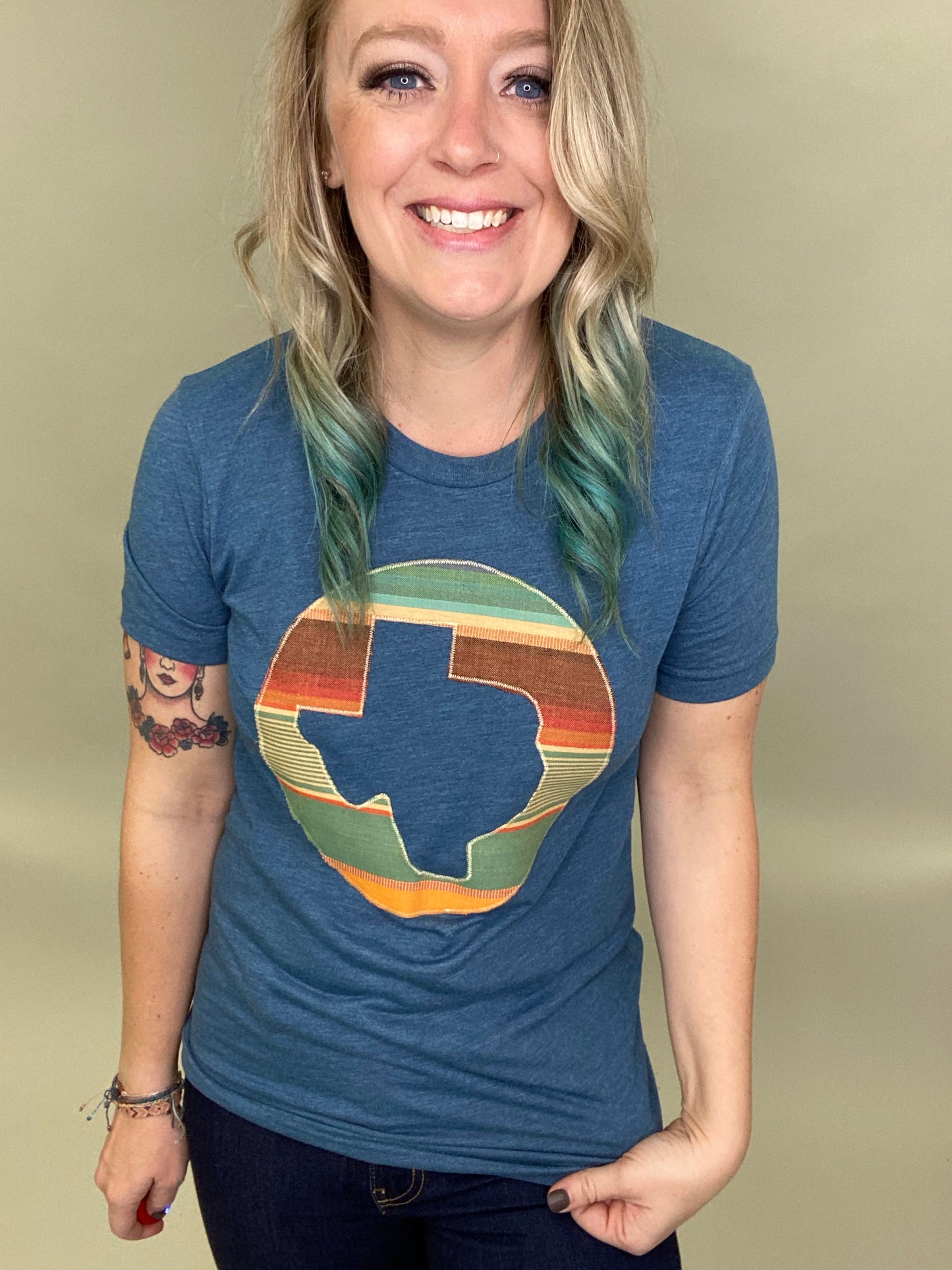 Rio Serape Crew Tee