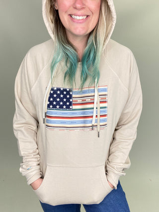 Cielo Serape Flag Hoodie
