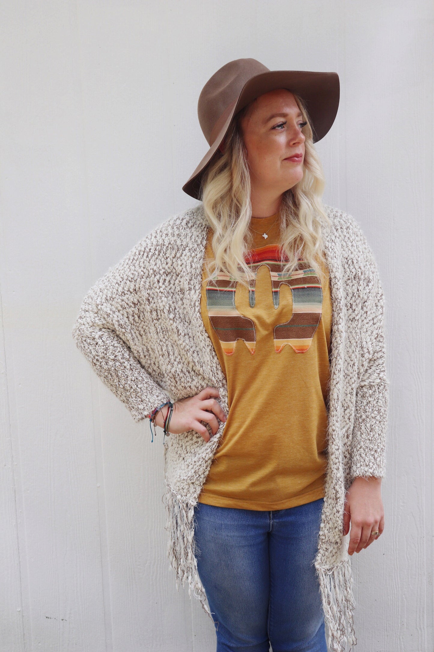 Sol Serape Mustard Tee