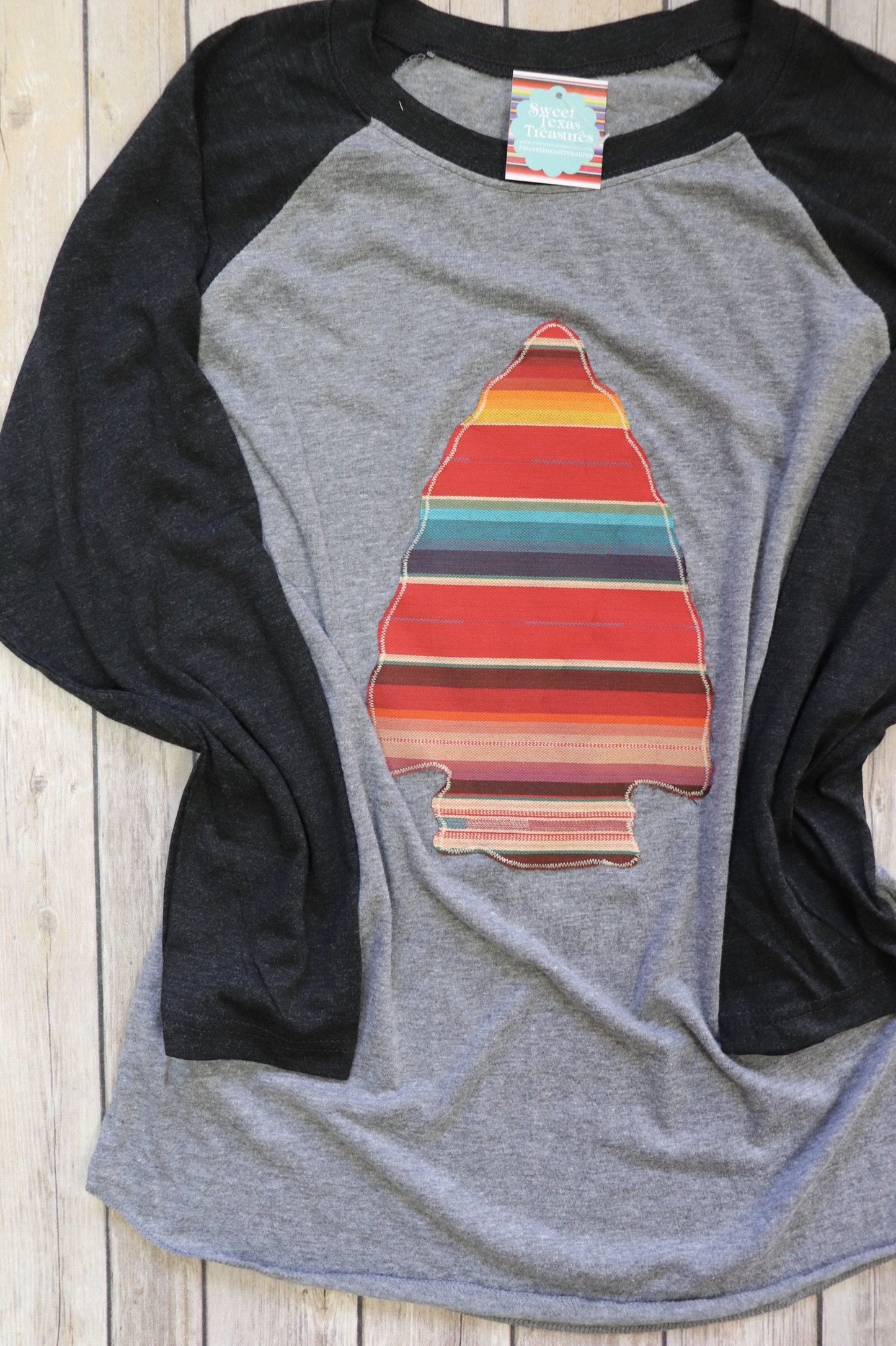 Salsa Serape Raglan Tee
