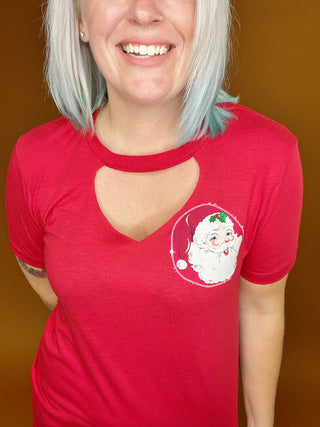 Santa Key Hole Tee