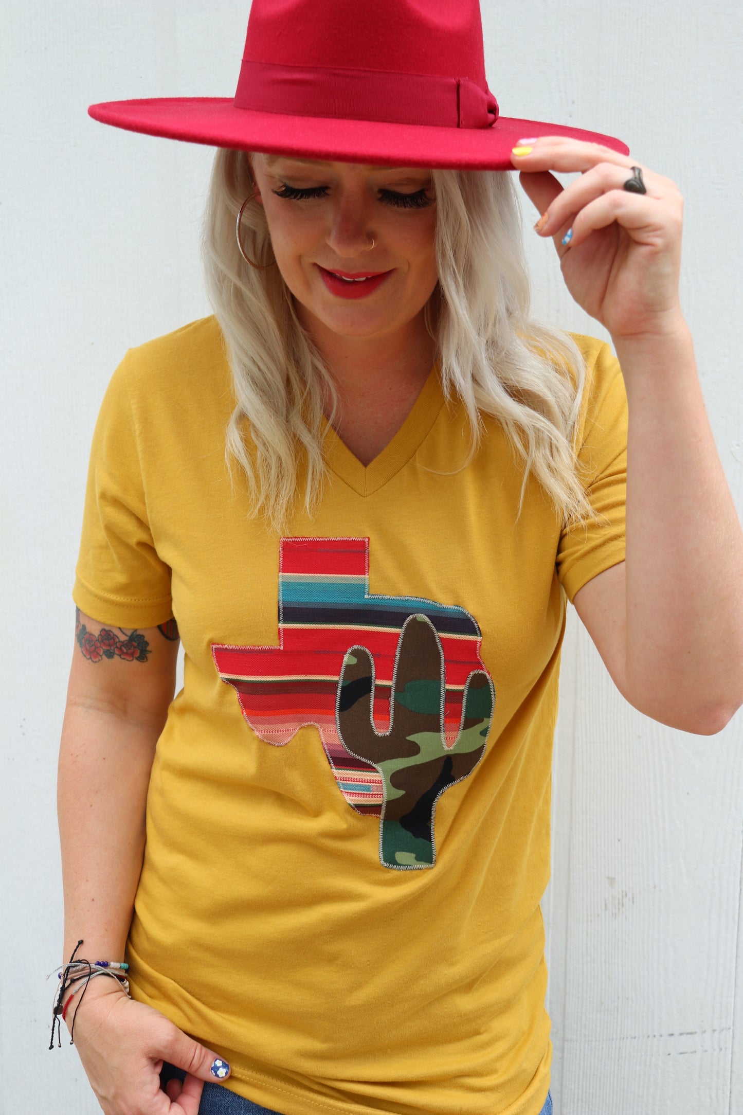 Salsa Camo VNeck Tee