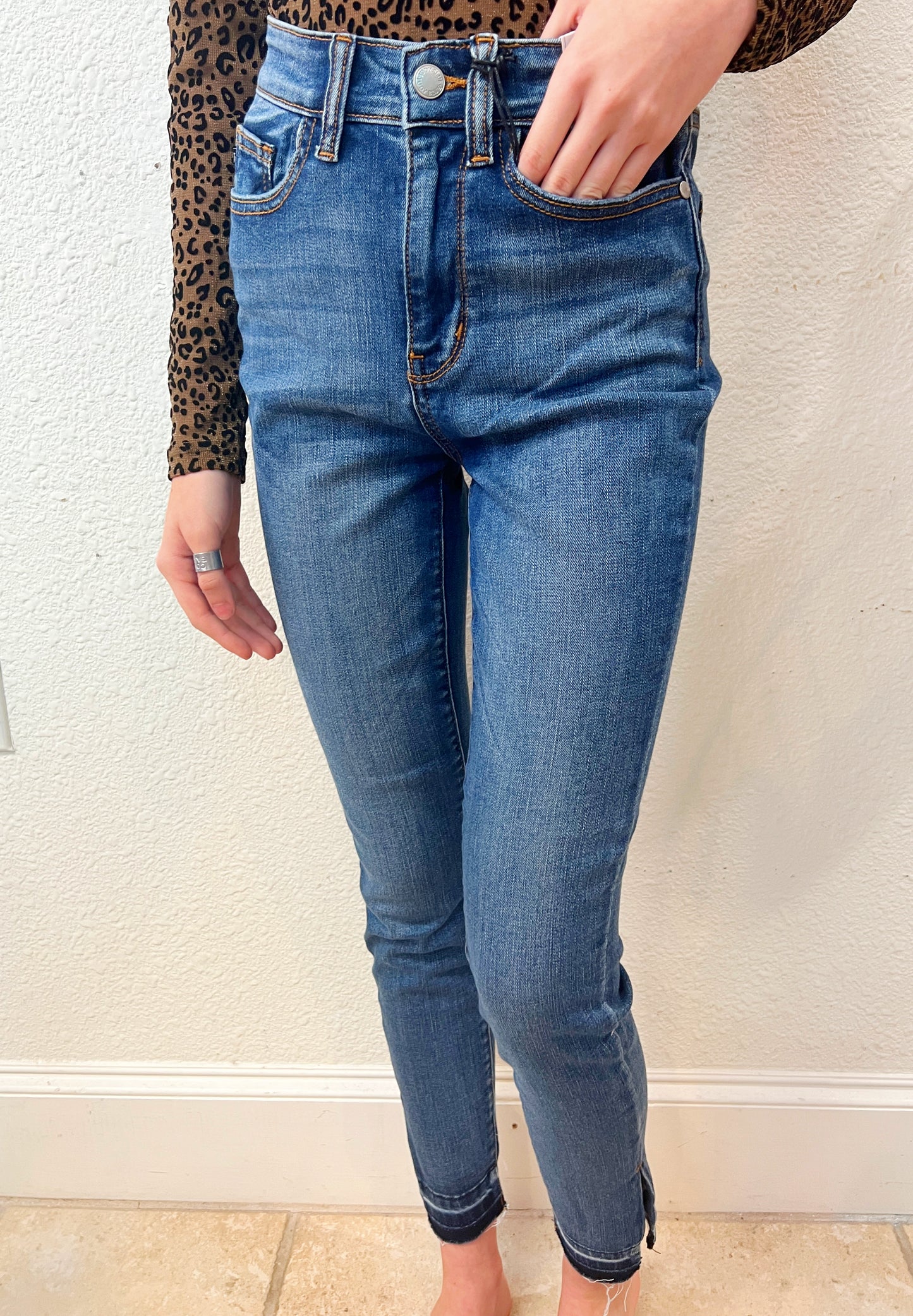 Just a Little Ankle Skinny Jeans