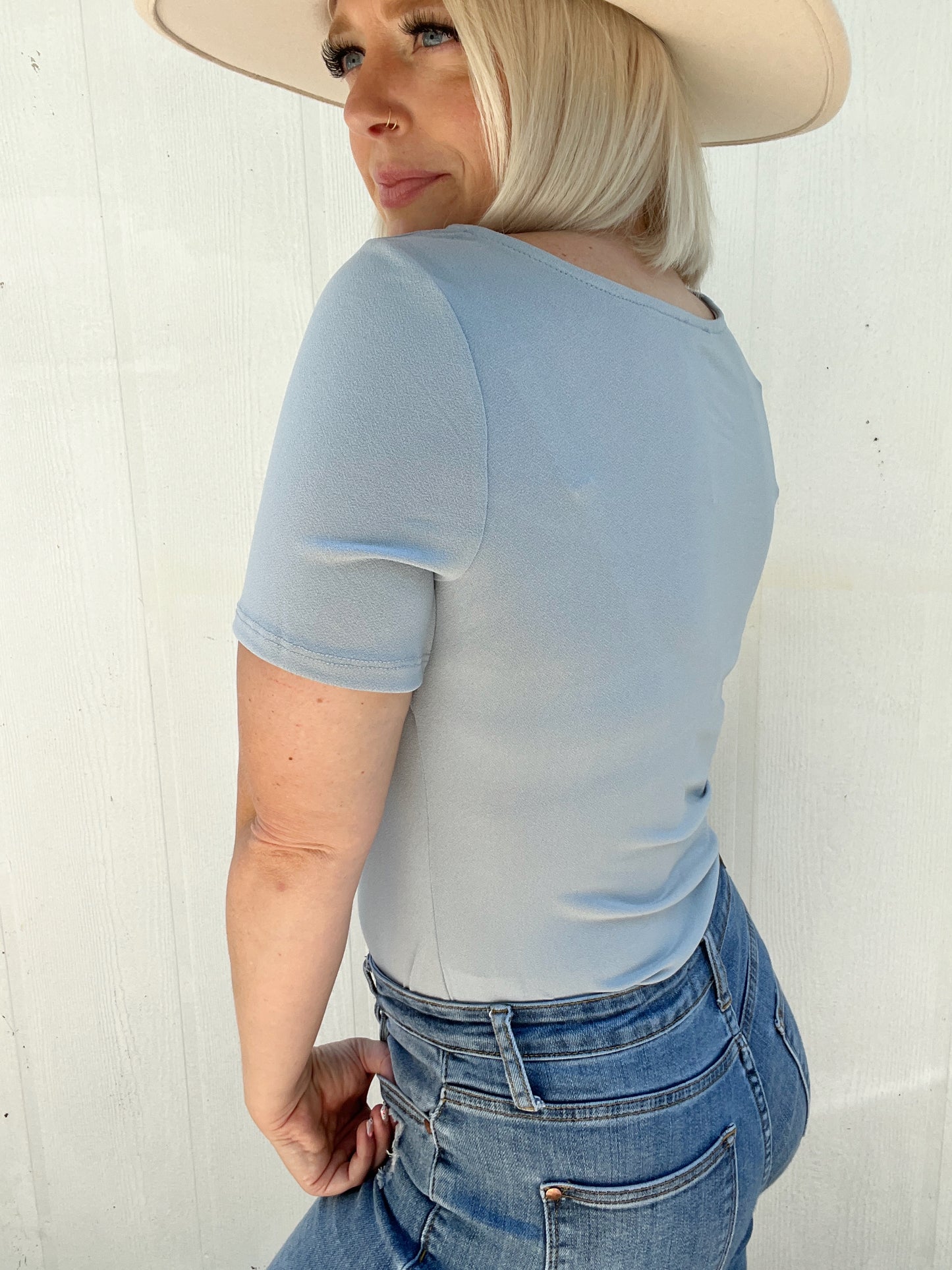 Last Call Blue Skies All Day Bodysuit